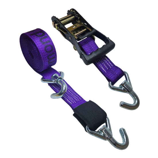 Low Pro Hook HD Ratchet Strap - Diamond Weave