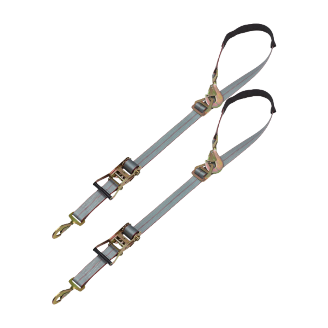 SecureTow PVC 2pk - Twisted Snap Hook Axle Strap