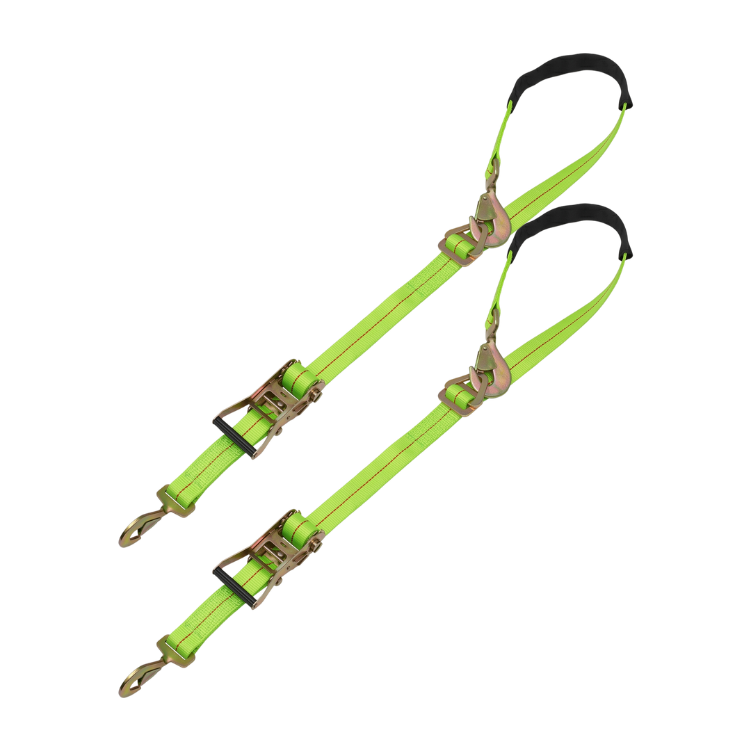 SecureTow PVC 2pk - Twisted Snap Hook Axle Strap