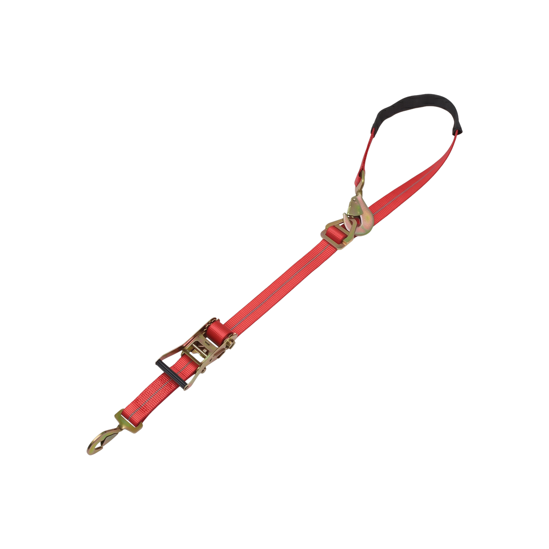 Ratchet Axle Strap with Snap Hooks - SecureTow Standard