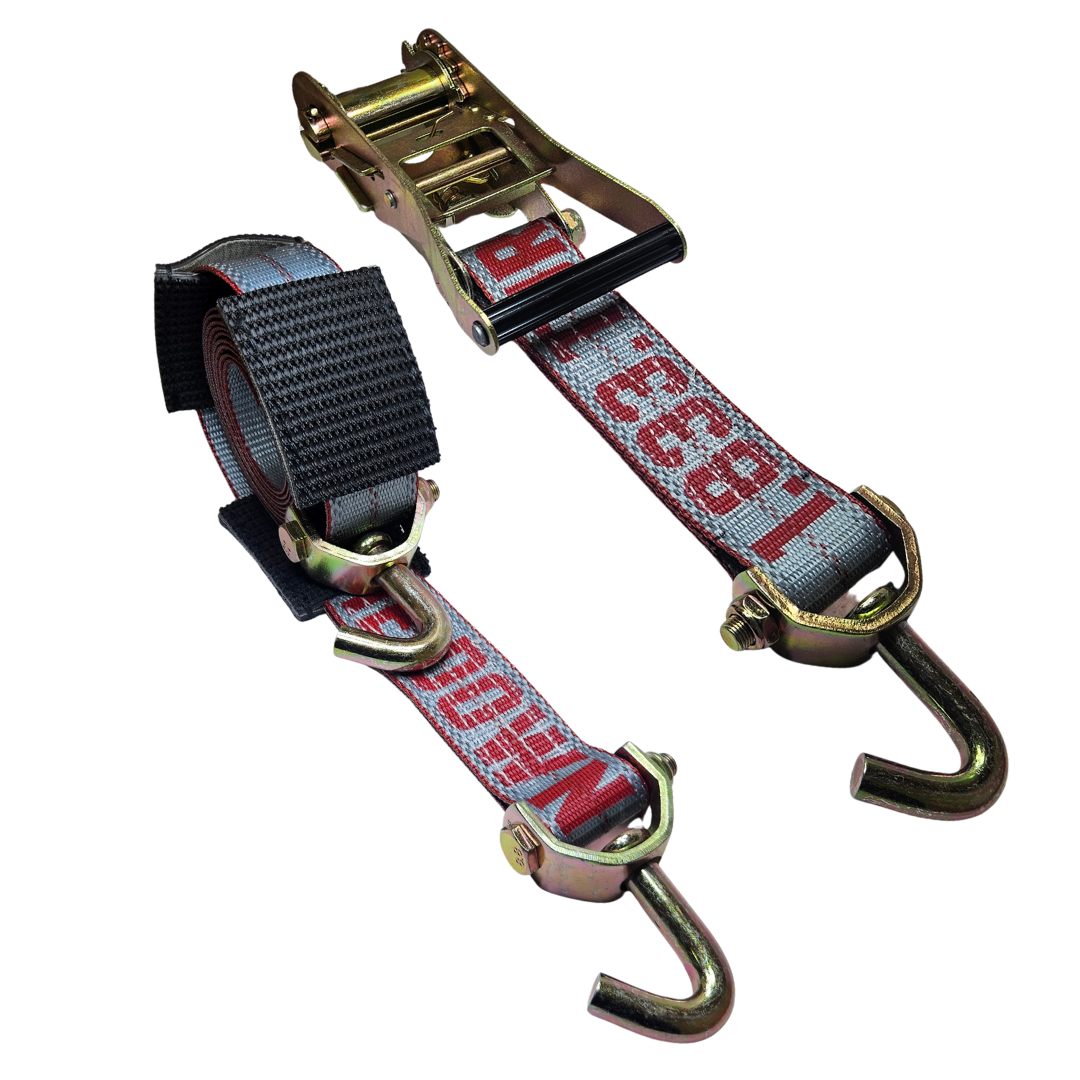 SecureTow PVC Coated - Ratchet Strap Classic Swivel J