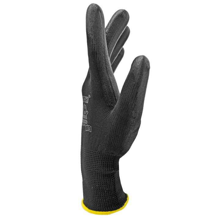 Thin Safety Work Gloves with Polyurethane Dipped Palms – Pack of 12
