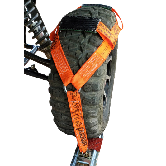Diamond Weave UTV Tire Bonnet 2 pack - E Track