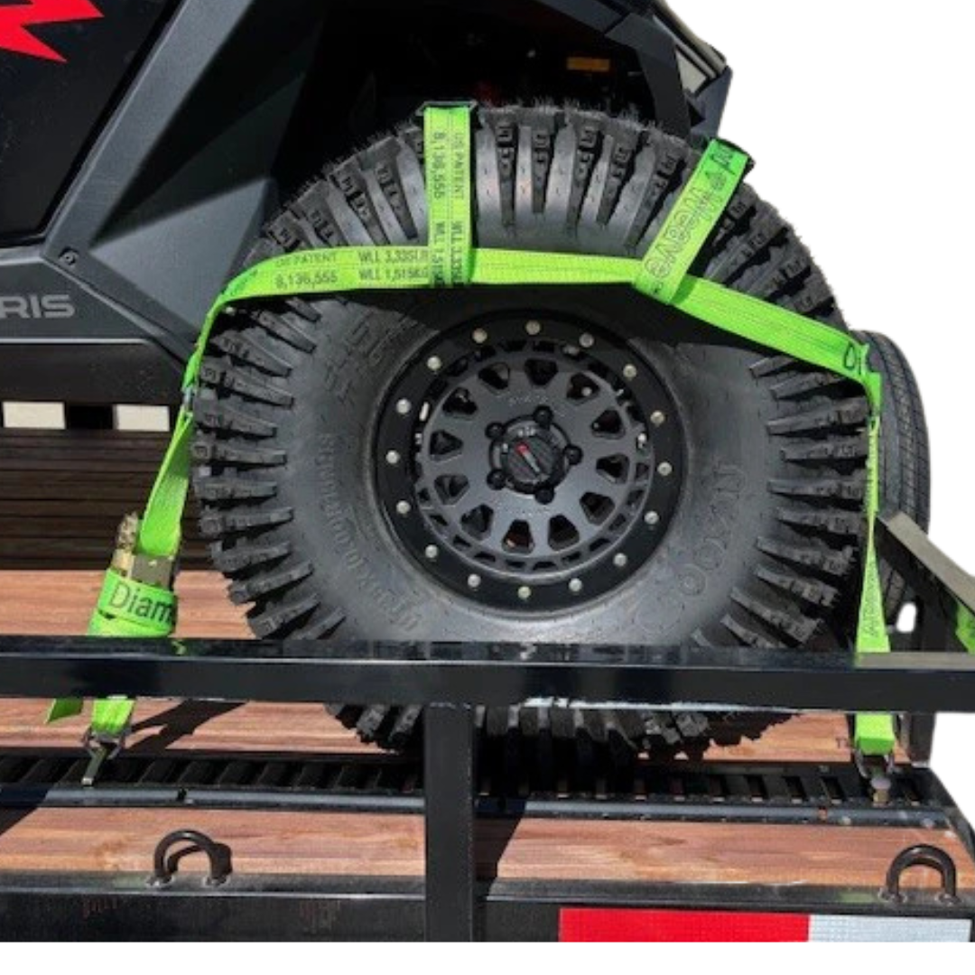 Diamond Weave UTV Tire Bonnet 2 pack - E Track