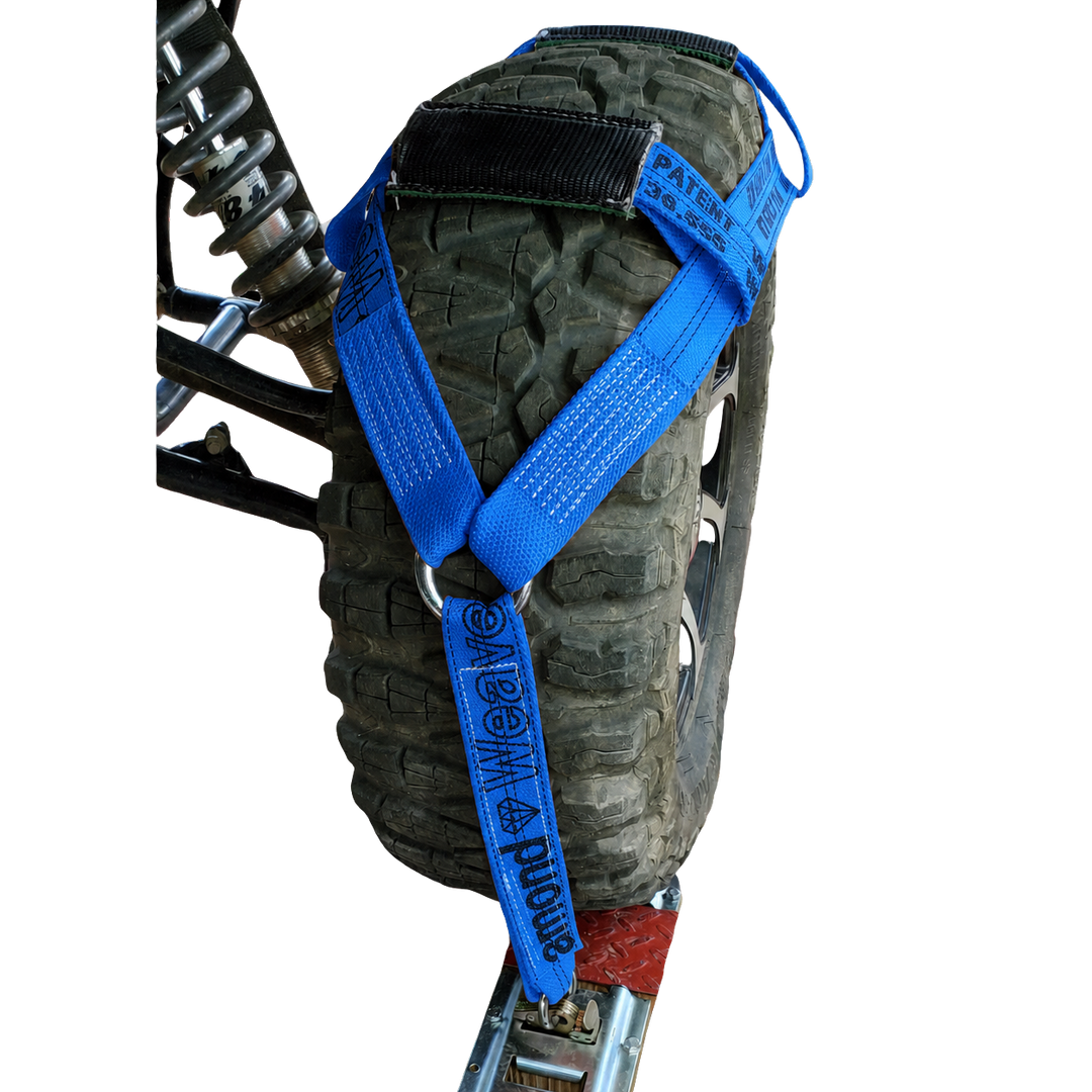 UTV Tire Bonnet Single - E Track Diamond Weave