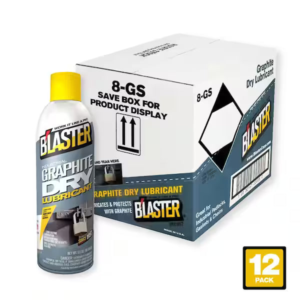 BLASTER Graphite Dry Lubricant - Aerosol 12pk