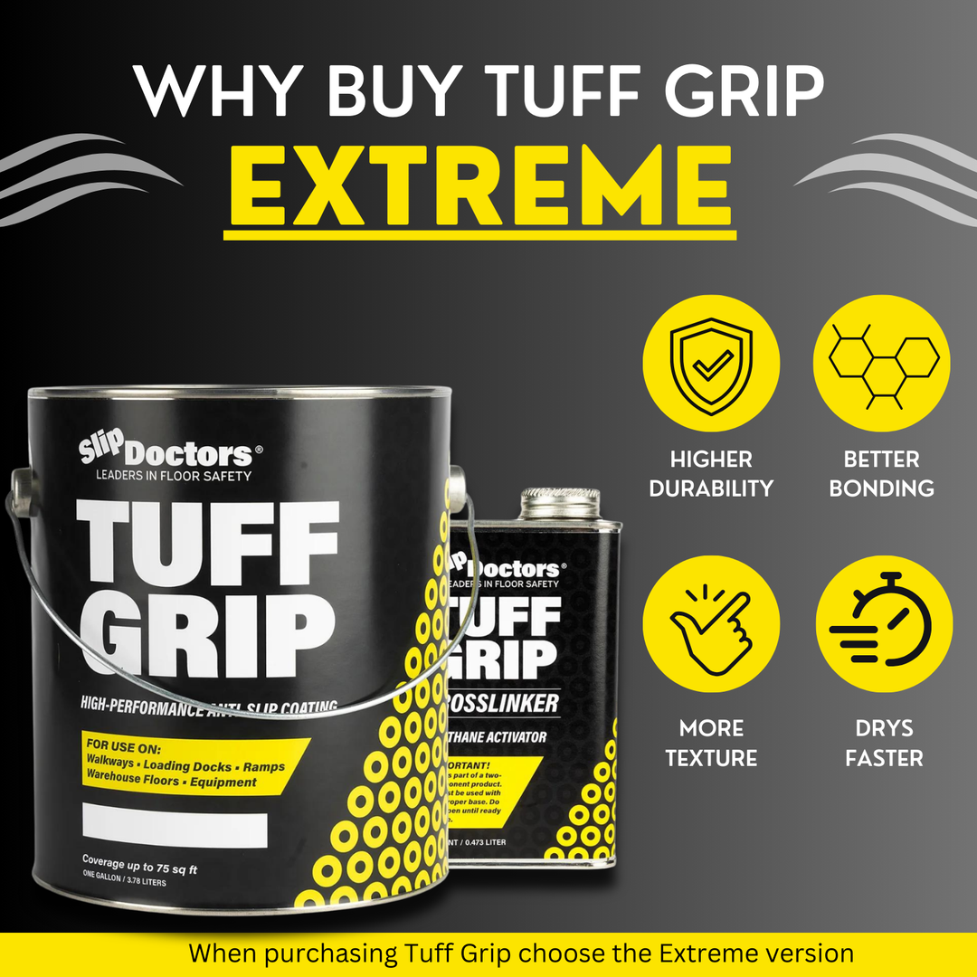Tuff Grip &amp; Tuff Grip Extreme - Aggressive Traction Non-Skid Floor Paint