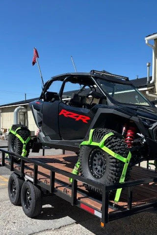 UTV Tire Bonnet Single - E Track Diamond Weave